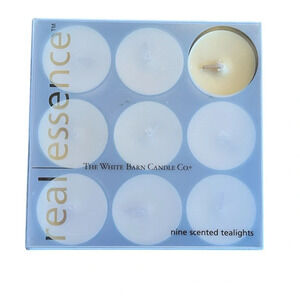 White Barn Candle Co. Warm Vanilla Sugar Nine Scented Tealights Sealed Holiday